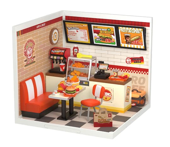 Rolife® Super Creator Yum Yum Burgers DIY Miniature Kit